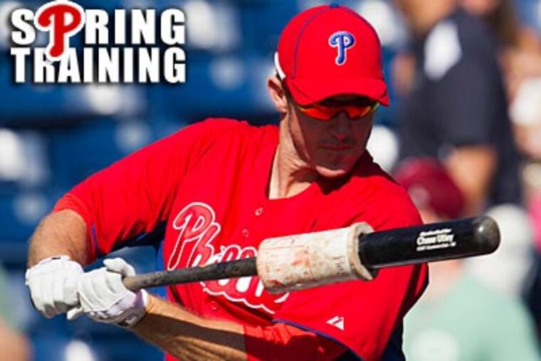 "I haven't seen him," Charlie Manuel said of Chase Utley on Friday. (David M Warren/Staff Photographer)