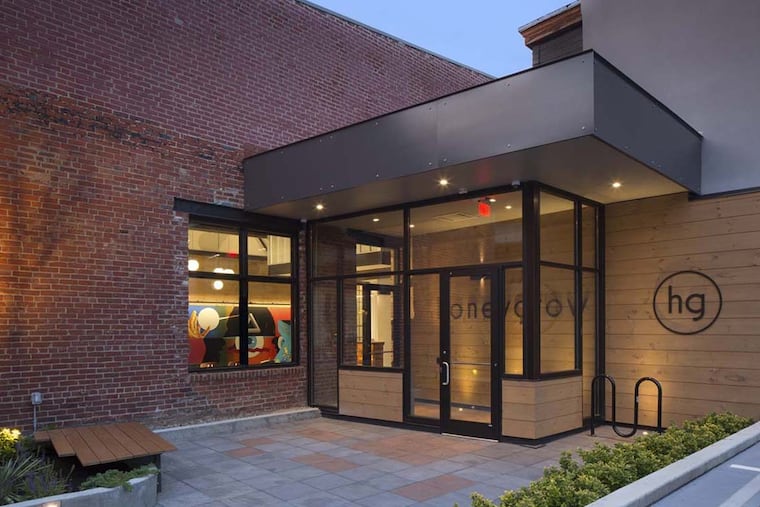 Honeygrow is next to the Market-Frankford El in Fishtown.