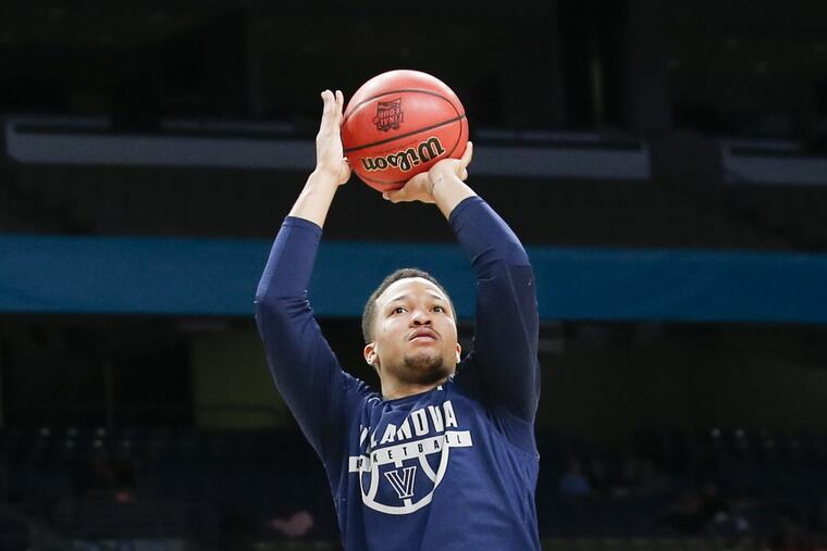 Villanova guard Jalen Brunson at practice on Friday