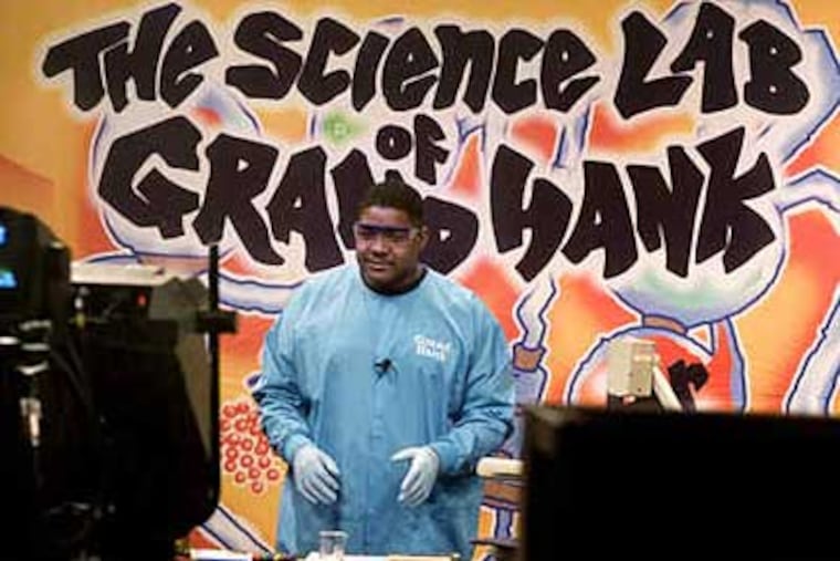 Tyraine Ragsdale's "The Science Lab of Grand Hank" is aimed at high school students. Last week, Ragsdale won the George Washington Carver Award for outstanding achievement.