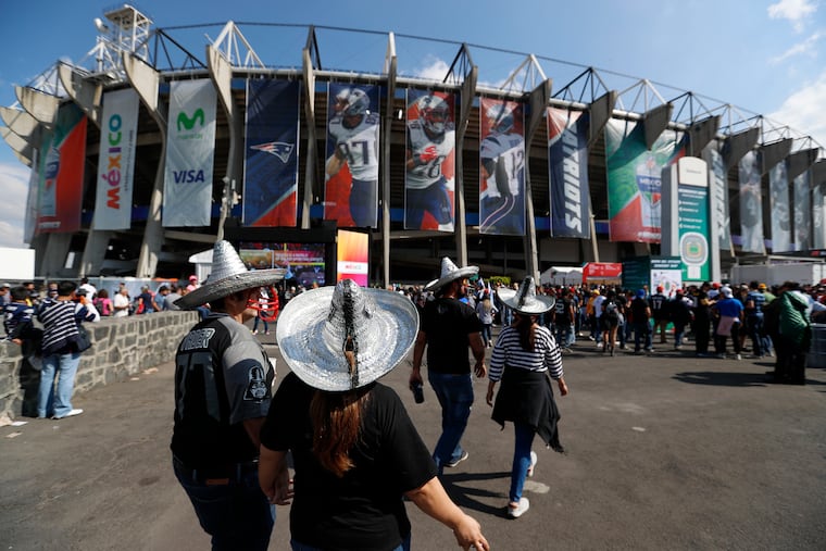 The Eagles were candidates to play a game in Mexico this year against the Arizona Cardinals.