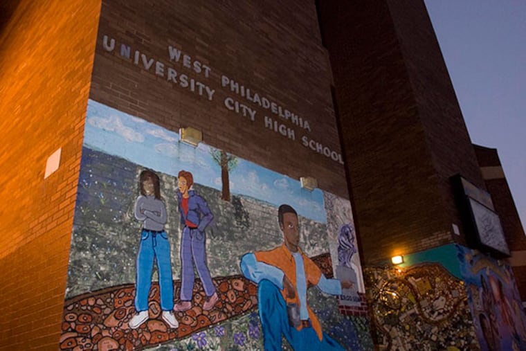 University City High School, in Philadelphia. (Jessica Griffin / Philadelphia Daily News)