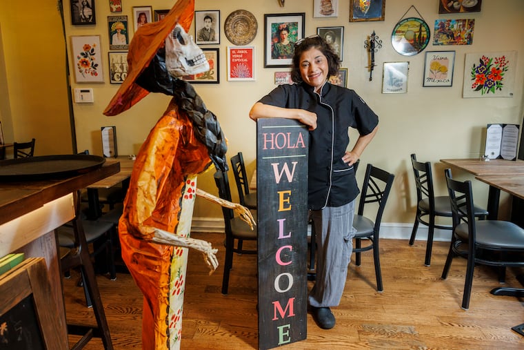 Cristina Luna Ramirez, owner of Luna’s Mexican Grill in Swarthmore. Her business boomed after actor Ben Affleck dined there.