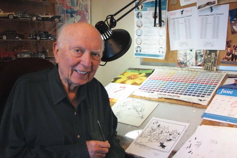 Brad Anderson created and drew the popular comic strip "Marmaduke" from 1954 up until his death last week.