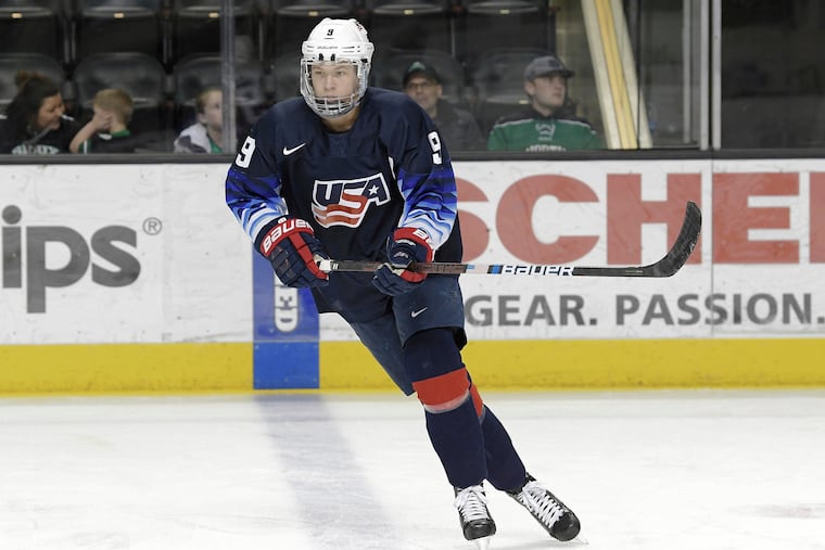 Matthew Boldy is one of eight first-round candidates from the United States’ National Team Development Program.