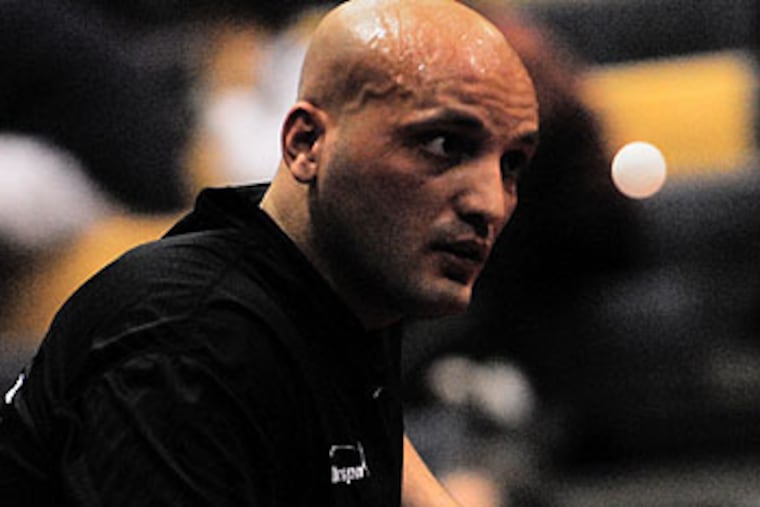 Razvan Cretu of Manayunk won four matches to stay alive in the trials.