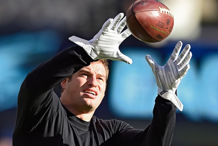Eagles tight end Brent Celek.