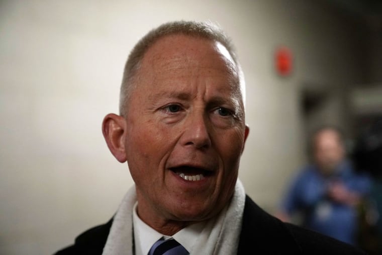 Jeff Van Drew says his vote against the impeachment inquiry wasn't easy. But some in his district say they hope Tuesday's election is the first step toward ousting the Democratic incumbent next year. (Alex Wong/Getty Images/TNS)