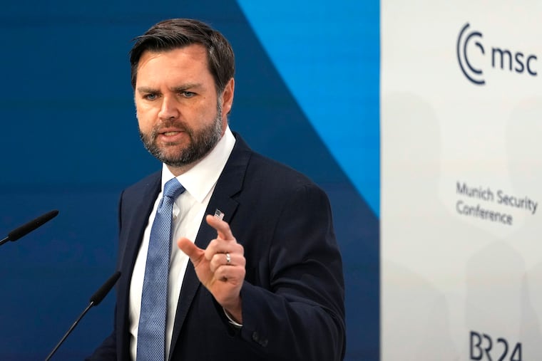 During his appearance at the Munich Security Conference in February, Vice President JD Vance spewed charges of German censorship of free speech from the stage, writes Trudy Rubin, in defense of the neofascist Alternative für Deutschland party.