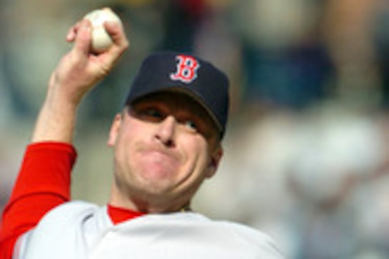 . . . while Curt Schilling does it with presence.