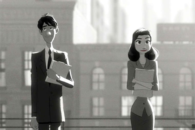 "Paperman," directed by John Kahrs, mixes traditional and CG animation techniques.