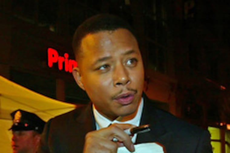 Terrence Howard at "Pride" premiere.