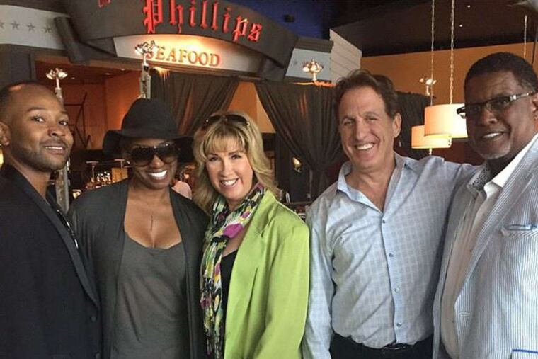 NeNe Leakes (second from left), of "Real Housewives of Atlanta," was doing some property shopping in Atlantic City, along with husband Gregg (far right), and met up with Brandon Dixon (far left), Lisa Johnson and property maven Bart Blatstein.
