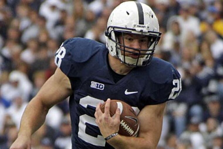 Zach Zwinak rushed for 121 yards on 28 carries and had 52 receiving yards on Saturday. (Gene J. Puskar/AP)