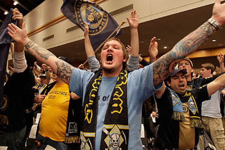 Union fans will christen the team's new stadium in Chester on June 25. (David Maialetti/Staff file photo)