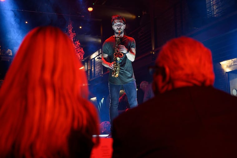 Guests watch a performance at Fabrika.