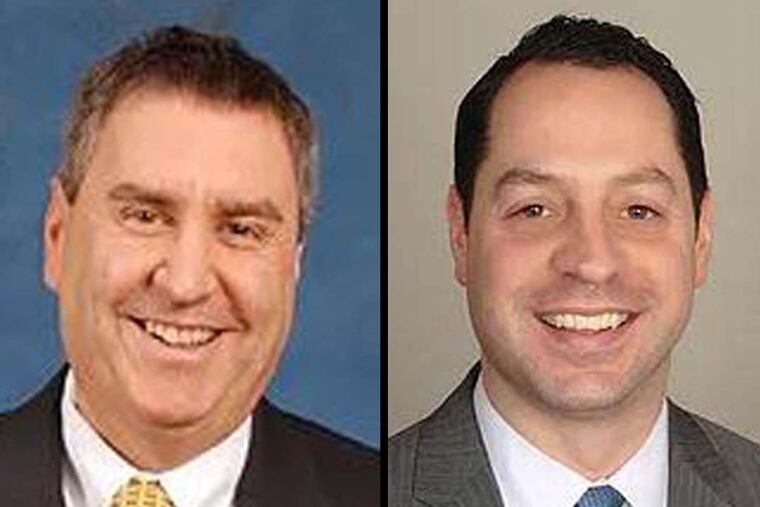 Richard Mennies (left) and Ryan Palmer.