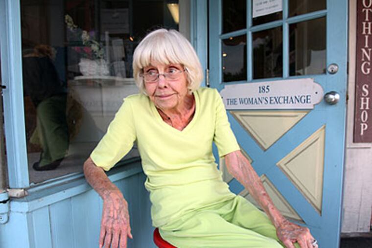 Suzanne Finn, manager of The Woman's Exchange in Wayne. The shop is closing after 78 years. (Laurence Kesterson / Staff Photographer)