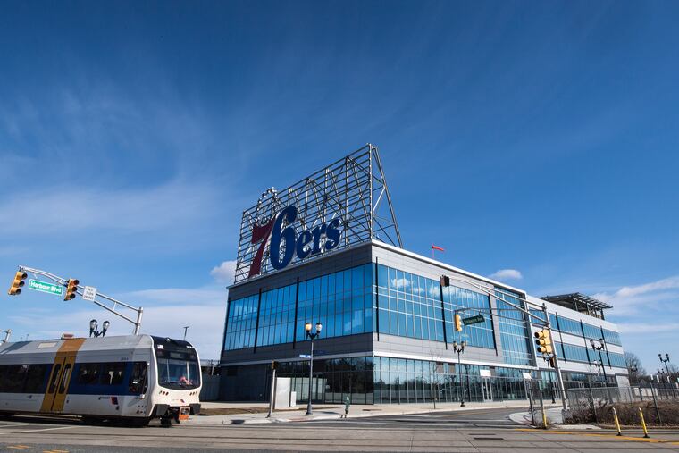 The 76ers' Training Complex in Camden. New Jersey gave $82 million in tax credits over 10 years to build the practice facility on the Camden waterfront.