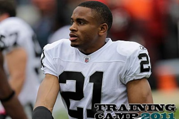 The Eagles added Nnamdi Asomugha to an already-impressive group of cornerbacks. (Marcio Jose Sanchez/AP)