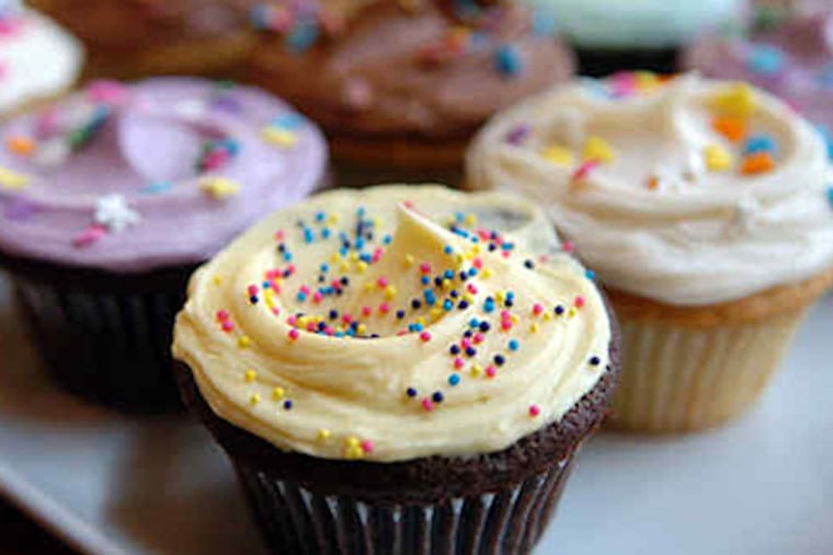 Tom Block, of Naked Chocolate Cafe, sug-gests cup-cakes for dessert, and bringing chocolate bunnies to the table.