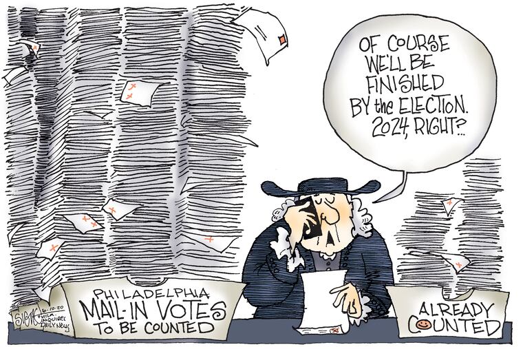 Mail-in voting circus.