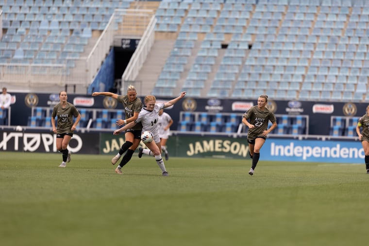Navy and Army women's soccer team went head-to-head for the first time in the annual Army-Navy Cup.