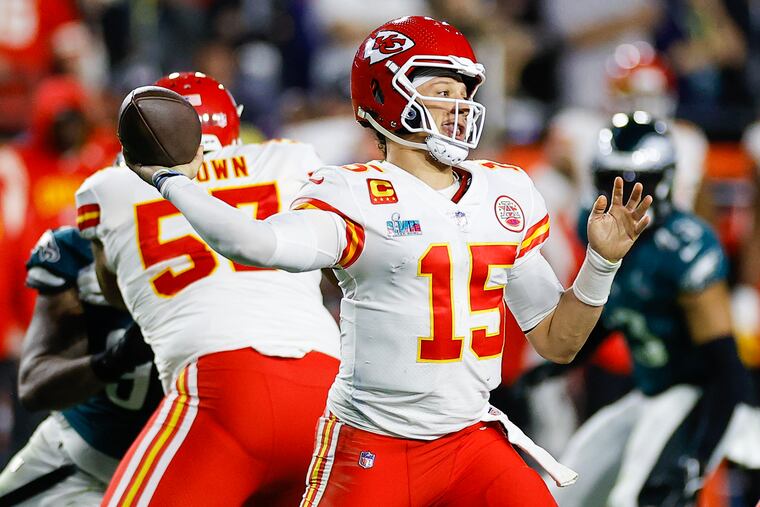 Patrick Mahomes and the Kansas City Chiefs start their Super Bowl defense as a favorite Thursday vs. Detroit.