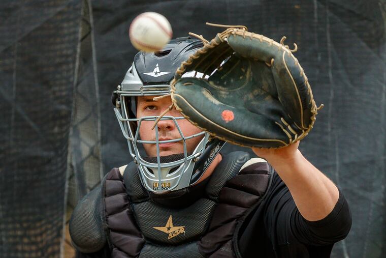 Bishop Eustace catcher Nick Koehn was the team's leading hitter through the first 10 games of the season.