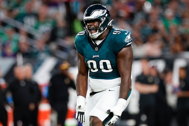 Eagles defensive tackle Jordan Davis is spending more time around the NovaCare Complex, and it's showing in his performance so far this season.