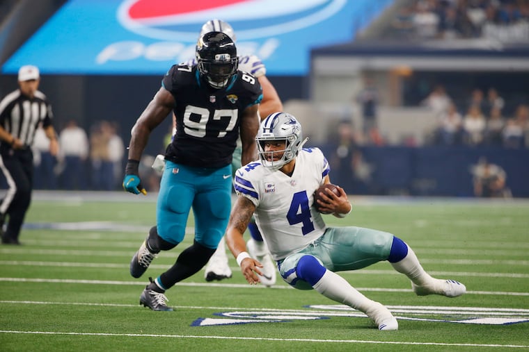 Malik Jackson played three seasons in Jacksonville after spending his first four seasons with the Broncos. He has 32 career sacks.