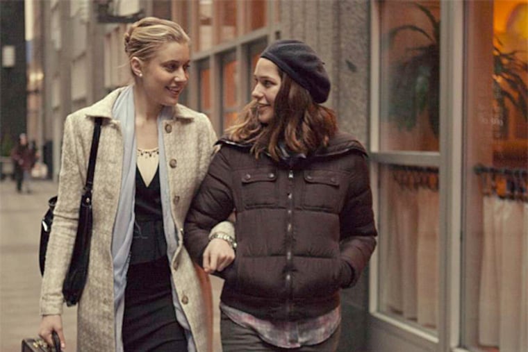 Greta Gerwig as Brooke and Lola Kirke as Tracy in "Mistress America" - a hustling, bustling New Yorker decides to mentor her younger, prospective step-sister, a Barnard freshman. (Fox Searchlight Pictures)