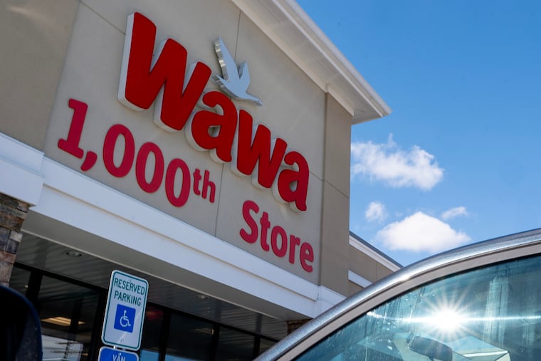 The Wawa on White Horse Pike in Oaklyn, N.J. is shown in March. The chain's 1,000th store opened on April 27, 2023.