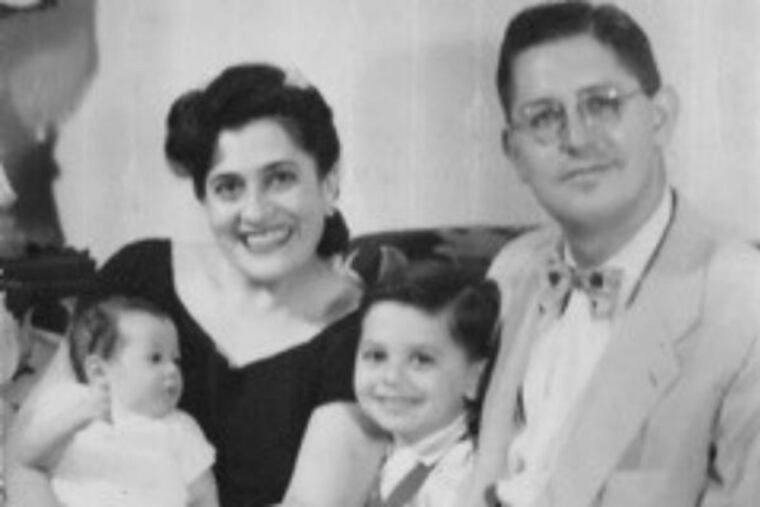 Dr. Sidney Kochman, wife Eleanor, with their young children, Fred and Rebecca (infant),.in 1951 - early in Dr. Coca Cola’s career.