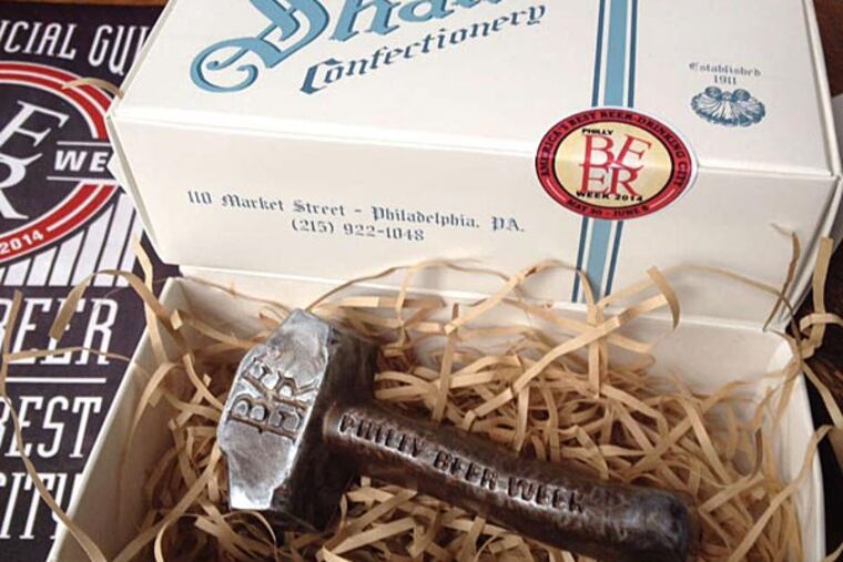 The opening ceremony of Philly Beer Week has become an iconic event, with the ceremonial Hammer of Glory used to tap the first keg.