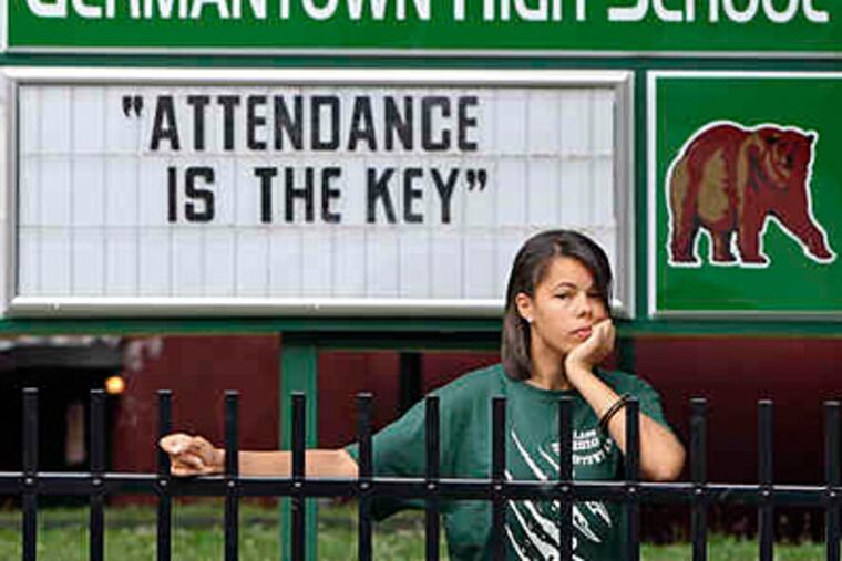 Ronnie Polaneczky: Michelle Grace is having to learn a tough lesson about being on time. (Steven M. Falk / Staff)