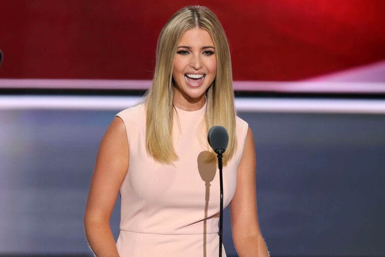 Ivanka Trump wore pink at the RNC.