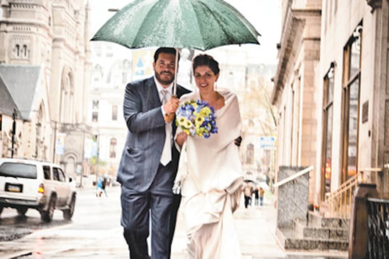 Laura Oppenheim and George Armistead were married April 16, 2011 in Philadelphia. (John Barone Photography)