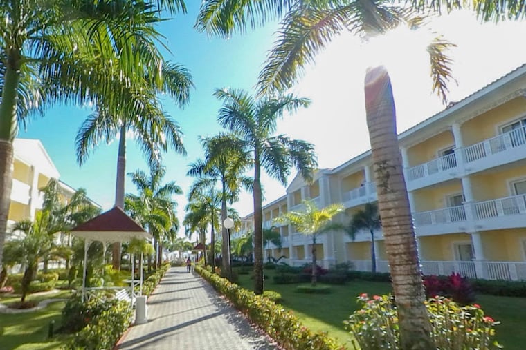 A Google Street View screenshot from the Luxury Bahia Principe Bouganville in the Dominican Republic, where three American tourists have died.