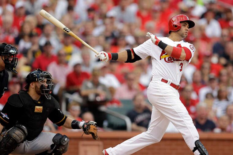 Carlos Beltran belts a three-run homer against the Pirates to highlight a seven-run third inning for St. Louis. Associated Press