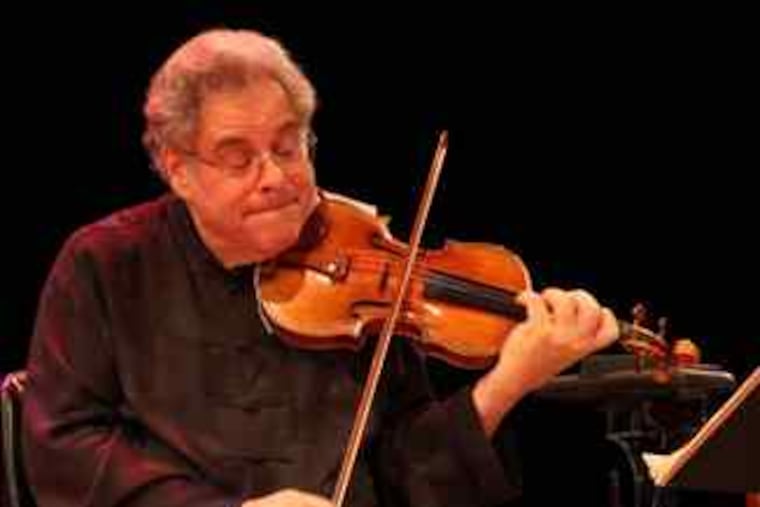 Violinist Itzhak Perlman