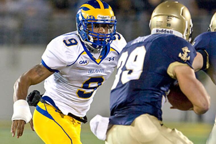 Delaware safety Anthony Walters is a native of West Philadelphia. (Photo courtesy University of Delaware Athletics)