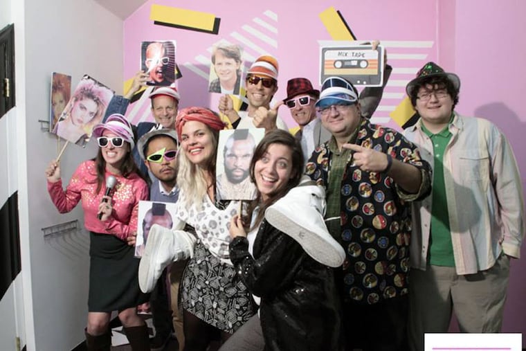 Gamers get to show their ’80s moves at “Escape the ’80s” on Passyunk Avenue in South Philadelphia. It’s a real-life dress-up experience.