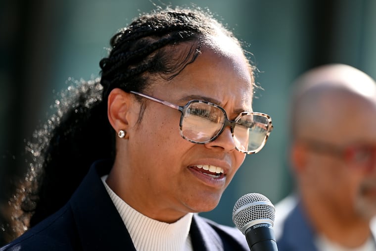 State Rep. Morgan Cephas at a news conference Sept. 3, 2025.