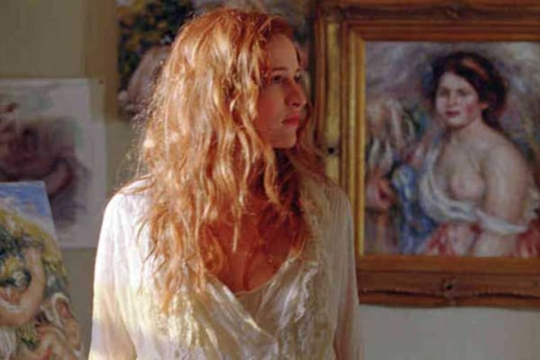 The beautiful, boastful model Andree (Christa Theret) serves as a muse for both Renoir men.