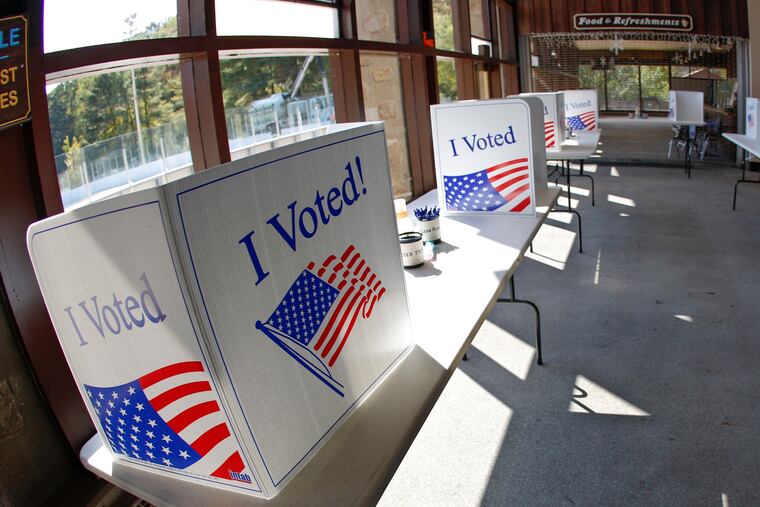 An early voting location in Allegheny County, Pa., on Oct. 9.