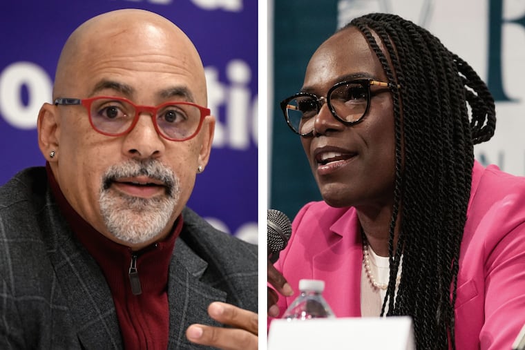 Left: State Rep. Chris Rabb. Right: Physician Ala Stanford. Both are running for the Democratic nomination to represent the 3rd Congressional District, which encompasses a large swath of Philadelphia.