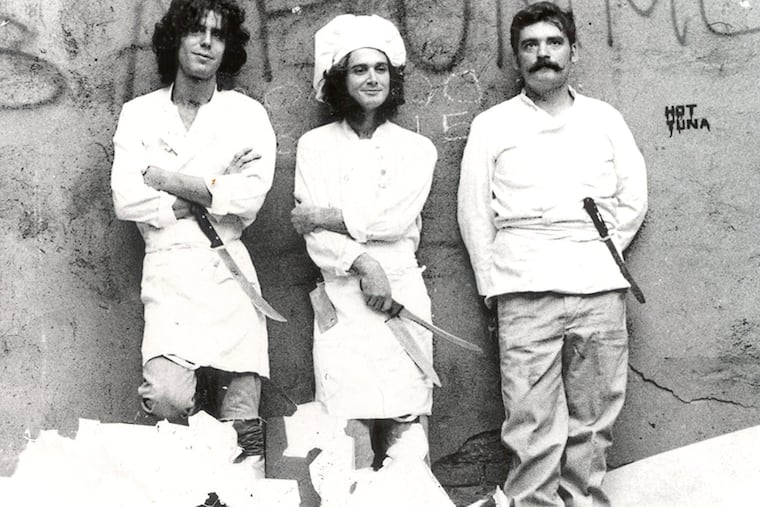 ( Updated caption ) .Anthony Bourdain (left) photographed in 1972 in Provincetown, Massahusetts in where he lived, worked and developed a heroin habit. .UPPA / Photoshot via Newscom