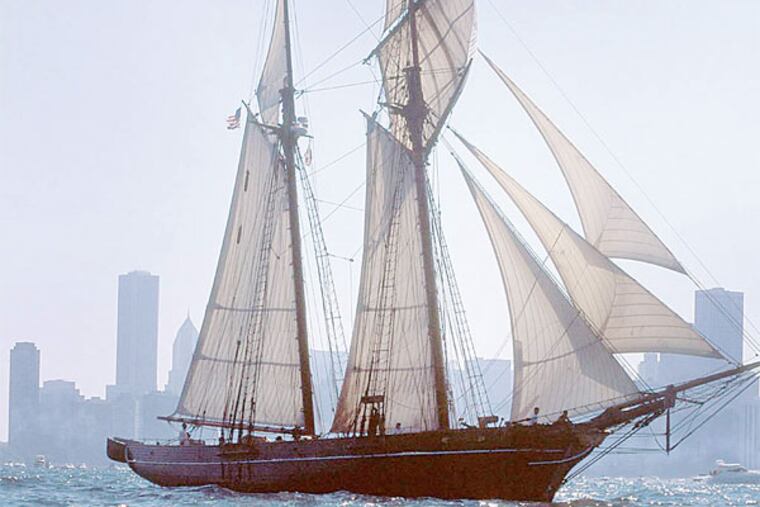 The Schooner Amistad offer deck tours and rive sails from the Independence Seaport Museum May 24-29.
(Ocean Classroom Foundation)