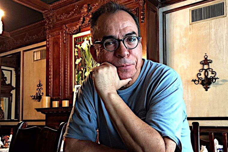 Alfredo Corchado, author of "Homelands," at Philly's Tequilas Restaurant.